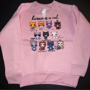 Swiftie Karma is a Cat Sweatshirt - Size 5/6